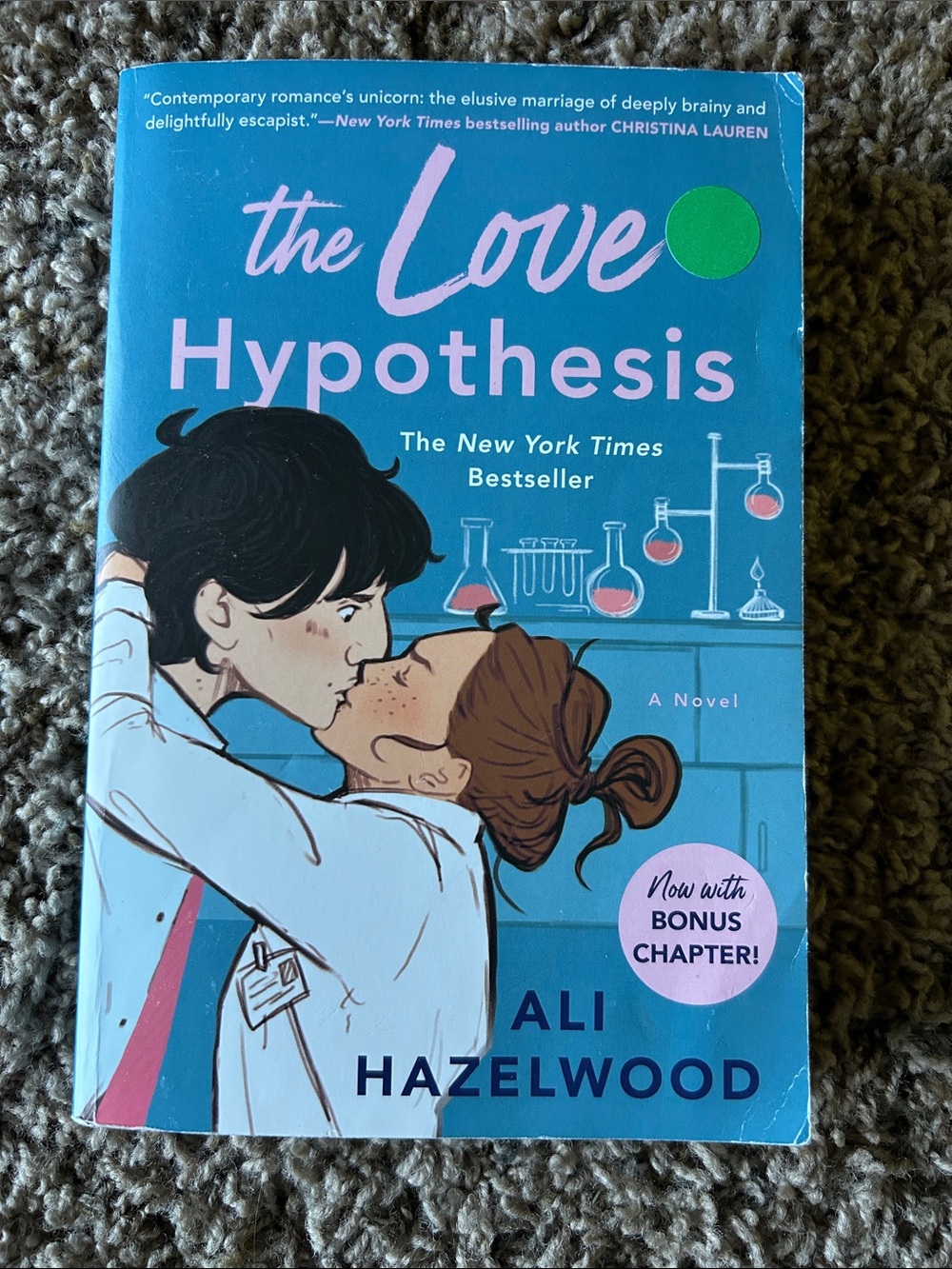 Source Unknown Blue/Pink "The Love Hypothesis" Coffee Table Book